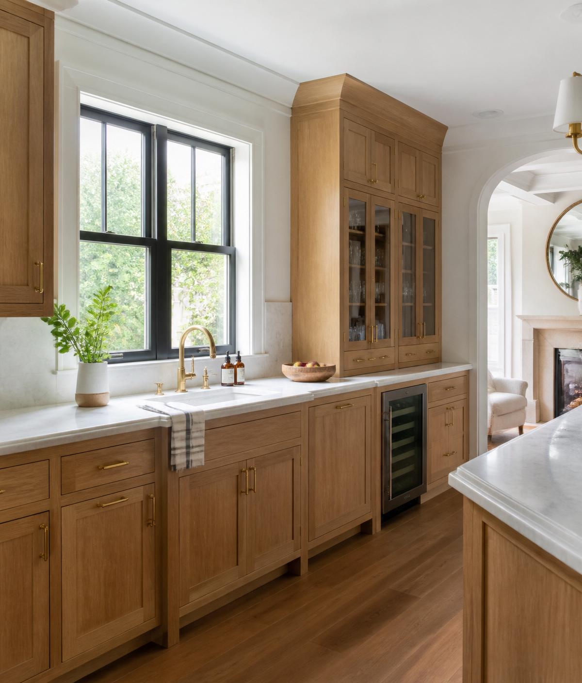 White Oak Kitchen Cabinetry
